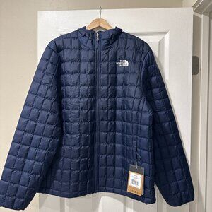 The North Face Thermoball Jacket Mens NWT Black / Blue S M L